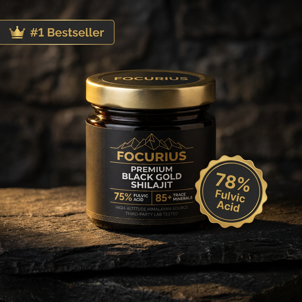 focurius™ Premium Black Gold Shilajit Resin