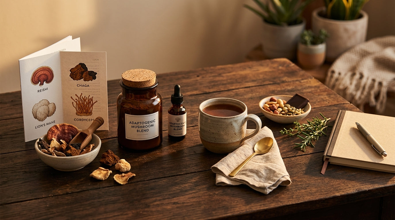 Beginners Guide To Adaptogenic Mushrooms