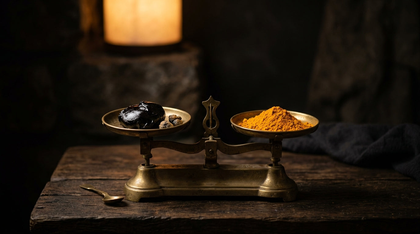 Shilajit Vs Turmeric For Stress Relief