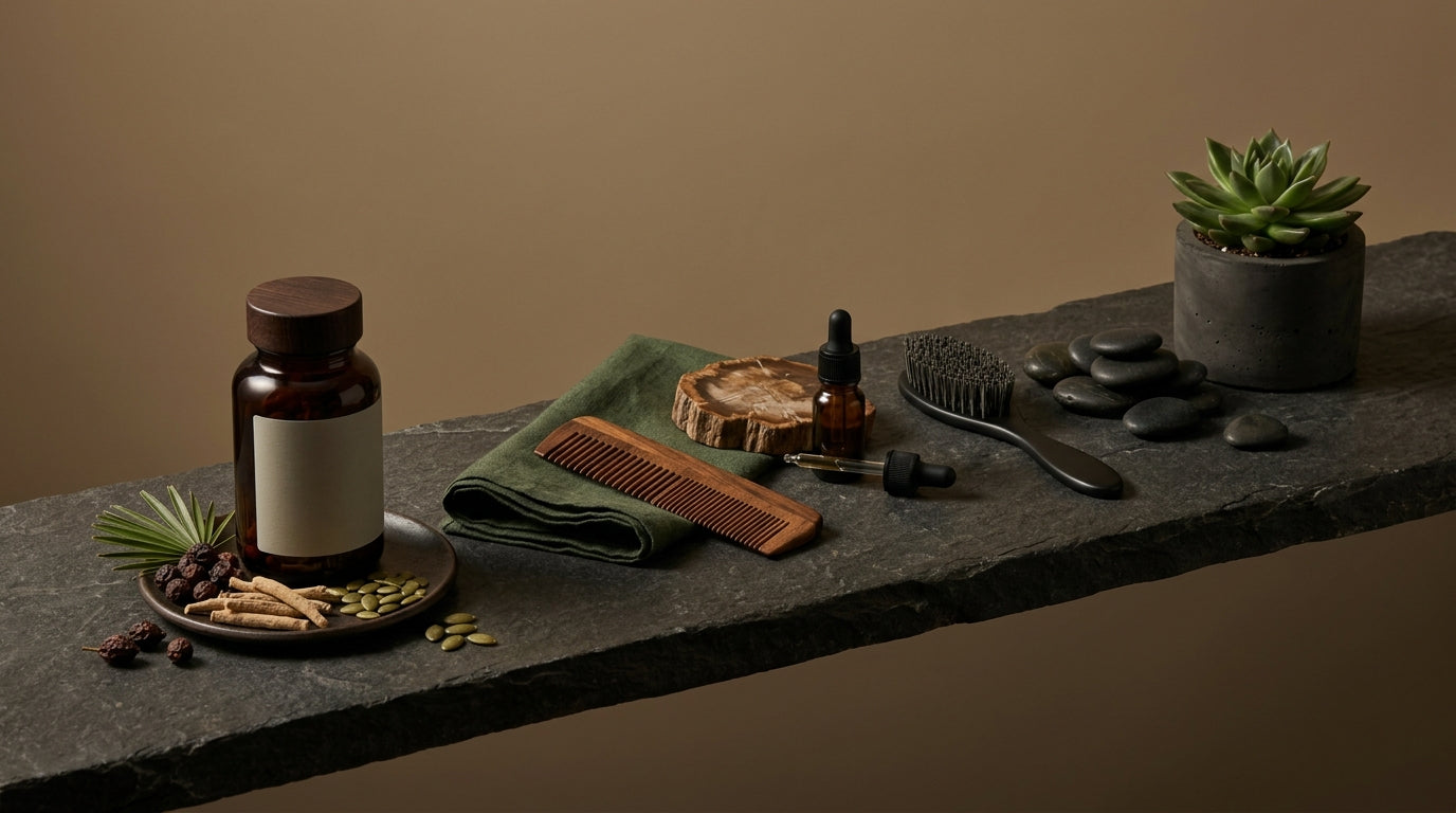 How High Stress Men Can Optimize Hair Health