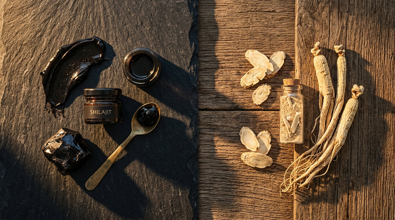 Shilajit Vs Ginseng Which Is Better For Over 40