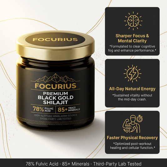 focurius™ Premium Black Gold Shilajit Resin